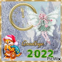 Goodbye 2022 - Animovaný GIF zadarmo