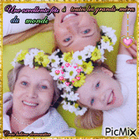 HD fête des grands-mères κινούμενο GIF