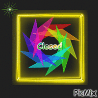 closed-neon - 無料のアニメーション GIF