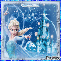 Queen Elsa - GIF animé gratuit