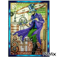 steampunk man - Бесплатный анимированный гифка