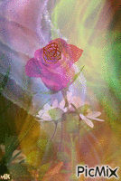 Fantasía floral animovaný GIF