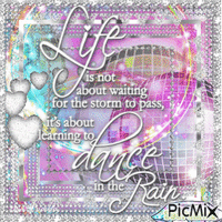 Life is not about... - GIF animado grátis