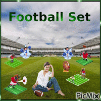 Football Set animovaný GIF