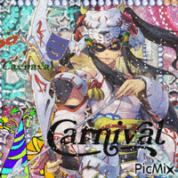 Carnaval Manga - GIF animado gratis