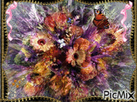 Bouquet d'automne - GIF animé gratuit
