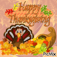 Happy Thanksgiving geanimeerde GIF