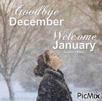 Goodbye December, Welcome January animeret GIF