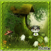Sweet Owl - Бесплатный анимированный гифка