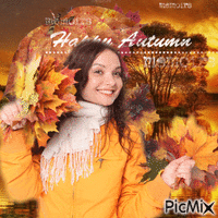 Happy Autumn - GIF animado gratis