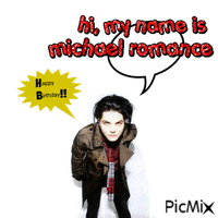 hello my name is michael 动画 GIF