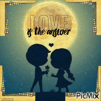Love is the answer Gif Animado