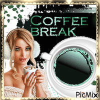 Coffee break animuotas GIF