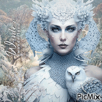 winter fantasy GIF animé