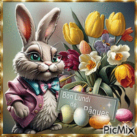 Bonnes Pâques a tous et toutes - Безплатен анимиран GIF