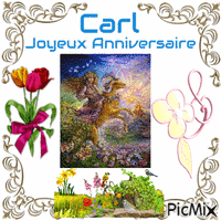 joyeux anniversaire Carl アニメーションGIF