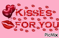 KISSES animuotas GIF