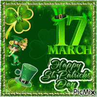 Happy St. Patrick's Day 动画 GIF