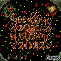 Good bye 2021 welcome 2022