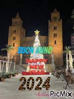 Felice Anno Nuvo 2024 - GIF animé gratuit