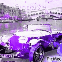 soave car purple - 免费动画 GIF