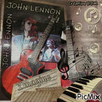 John Lennon par BBM Gif Animado