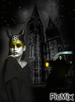 Gothic Halloween - Безплатен анимиран GIF
