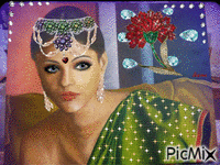 indian woman - GIF animé gratuit