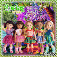 The colorful world of the dolls Animated GIF
