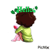 Hello Wine Down Wednesday - GIF animado gratis