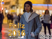 Feliz 2016 - GIF เคลื่อนไหวฟรี