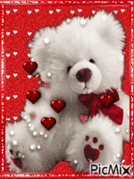 Urso do Amor - GIF animado grátis