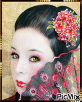 geisha GIF animé