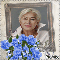 Concours :  Portrait d'une dame âgée moderne - GIF animé gratuit