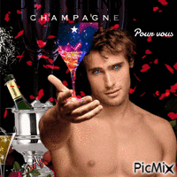 Concours "Champagne" animirani GIF