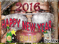 happy New Year 动画 GIF