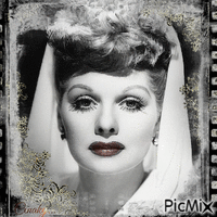 Portrait de Lucille Ball - Bezmaksas animēts GIF