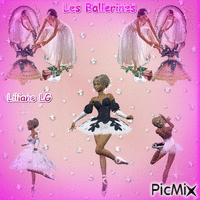 Les Ballerines анимированный гифка