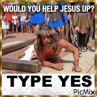 help jesus - GIF animé gratuit