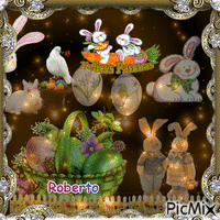 Felices Pascua - GIF animé gratuit