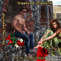 Weekend relaxant!d animowany gif