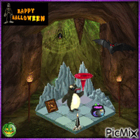 Witches cave - Free animated GIF