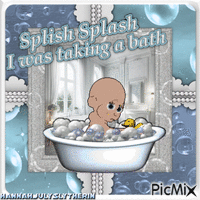 {{Splish Splash I was taking a bath}} animerad GIF