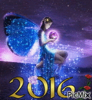 bonne anné 2016 - Gratis geanimeerde GIF