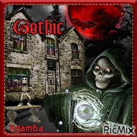 Gothic night - GIF animado grátis