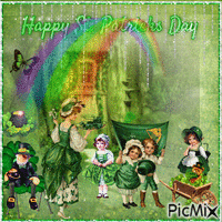 St. Patricks Day wishes - Animovaný GIF zadarmo