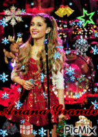 Navidad con Ariana Grande - Ilmainen animoitu GIF