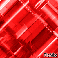 Red Glass Mirrors Animated GIF