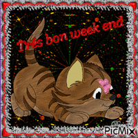 bon week end - Безплатен анимиран GIF