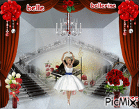 belle ballerine - GIF animé gratuit